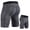 b-375Grey1550, variant on PIMSSY Men Shorts Sports Fitness Quick Drying Training Tight Pocket Athletic Shorts Solid Color Summer Outdoor Male Classic Bottoms
