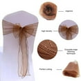 thumbnail image 7 of YIMWNYI Organza Chair Bows Sashes for Wedding, Birthday, Party | Elegant & Reusable Decoration Ribbon in Multiple Colors | Perfect for Banquets, Hotels, and Special Events, 7 of 7