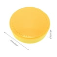 thumbnail image 4 of Unique Bargains 1 Pce Boîte de Rangement pour Appareils Dentaires avec Miroir Rond Jaune, 4 of 5