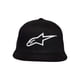 thumbnail image 2 of Gorro Alpinestars Ageless Flatbill para hombre, color blanco y negro, talla S/M, 2 of 8