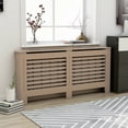 thumbnail image 1 of vidaXL Radiator Cover 172x19x81.5 cm MDF, 1 of 5