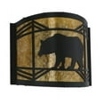 thumbnail image 6 of Meyda Tiffany 17457 12" W Lone Bear Wall Sconce - Orange, 6 of 7