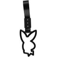 thumbnail image 3 of Tsurikawa Ring Japanese Subway Train Car Handle BUNNY Shaped Handle Hand Strap Rear Front Bumper Warning Rings Drift Charm Drift Bosozoku Car Accessory (Black/Black), 3 of 6