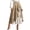Khaki, variant on Faux Suede Skirt for Women Ruffle Overlay Lace Layered A Line Midi Skirt High Waist Vintage Western Skirt S-XXL,Army Green