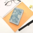 thumbnail image 7 of JIALIOU Nylon Trifold Card Wallet with ID Window Zipper Pocket for Men Women Teen Hand Drawn Leaf, 7 of 7