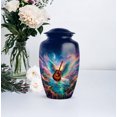 thumbnail image 5 of Large Angel Wings Guitar Human Ashes Adult Male, Mini Keepsake Urn For Ashes, Funeral Burial Cremation Urns, Musical Tribute Decorative Ash (Size, 10 Inch 1pcs & 3 Inch,1pcs), 5 of 5
