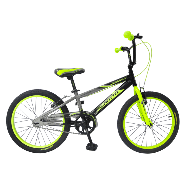 Bicicleta Benotto Agressor R20 Negro/Gris/Amarillo Neon