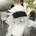 thumbnail image 5 of Slccxzc Black Sweet Baseball Cap Kawaii Cat Ear Hats Lolita Style Fashion Caps Summer Sun Hat, 5 of 7