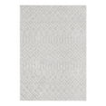 thumbnail image 3 of Unique Loom Outdoor Trellis Textured Collection Area Rug - Osage (4' x 6' Rectangle Grey/Gray), 3 of 7