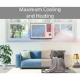 thumbnail image 4 of LG Electronics 12,000 BTU 230V Heat and Cool Window Air Conditioner with Wifi Controls, LW1221HRSM, 4 of 13