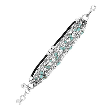 Heritage Holiday Turquoise Jeweled Bracelet