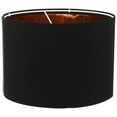 thumbnail image 4 of Miangastore Round Lampshade Linen Fabric Pendant Lamp Shade Decorative Table Light Shade, 4 of 9