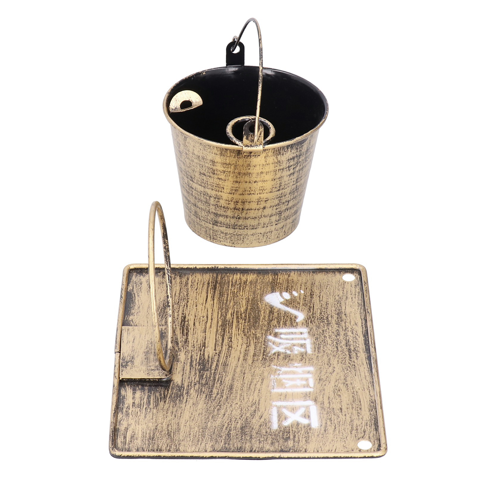 Fosa Retro Ashtray Wall Hanging Wrought Iron Ashtrays For Home Bar Pub