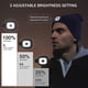 thumbnail image 2 of Gorro de punto con luz LED, manos libres, 4 faros LED, gorro de invierno con luz nocturna, unisex, 2 of 3