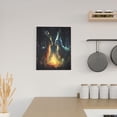thumbnail image 6 of Sikiie Firefly Forest Fox Print Canvas Decorative Hanging Painting, Anti-shrinkage Hanging Frame, Suitable for Home, Office Wall Decorations, 6 of 6