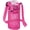Rose red, variant on Water Bottle Bag with Strap, Mesh Water Bottle Holder Crossbody Water Bottle Sling Bag Adjustable Shoulder Strap - Lightweight Water Bottle Carrier for Sports Hiking Camping Dog Water Bottle Sleeve