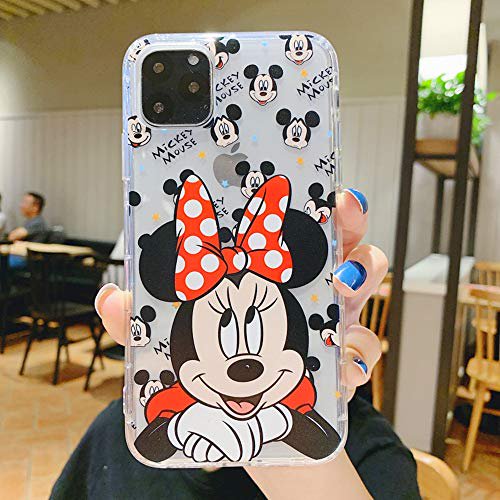Iphone 11 Case Clear Mickey Minnie Mouse Cute Cartoon Tpu Protective Ultra Thin Slim Transparent Cover Teenagers Children Women Girls Phone Case For Iphone 11 6 1 Red Walmart Com Walmart Com