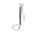 thumbnail image 3 of Silver Stainless Steel Hooks for Hanging Utensils Clothes and Decorative Items 20 Pieces, 3 of 6