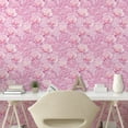 thumbnail image 2 of Ambesonne Floral Peel & Stick Wallpaper for Home, Roses Bouquet Closeup Print, 13"x36", Lavender Coral Blush, 2 of 5