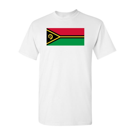 Vanuatu Country Flag Adult DT T-Shirt Tee