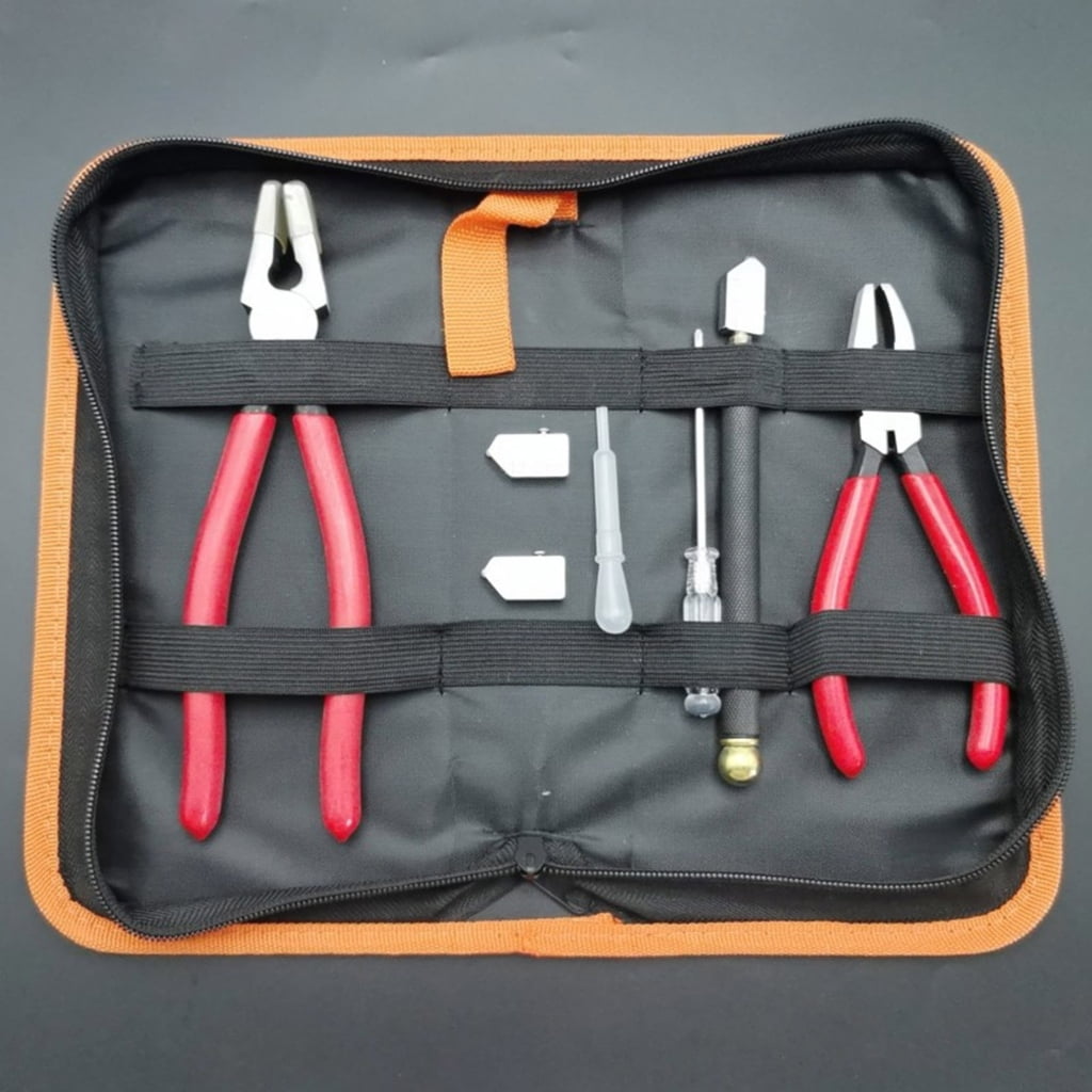 MOMOJIA Glass Breaking Pliers Glass Running Pliers Glass Cutting Tool for Stained Glass