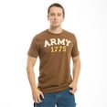 thumbnail image 2 of R51-ARM-BRN-04 Long Beach, Applique T-Shirt, Army, Brown Extra Large, 2 of 3