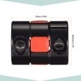 thumbnail image 3 of Uxcell 6mm to 8mm Bore L25xD20 Aluminum Alloy Flexible Shaft Coupling 2 Count, 3 of 6