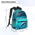 thumbnail image 2 of Balery Hawaiian Ship Dolphin Mochila para Mujeres y Hombres, Mochila Ligera Casual para Viajes, Mochila Clásica Básica para la Universidad, 2 of 6