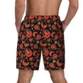 thumbnail image 4 of Uemuo Paisley 5 Pattern Mens Swim Trunks Quick Dry Board Shorts with Mesh Lining, Stretch Beach Shorts Quick Dry No-Chafing Board Shorts-Small, 4 of 9
