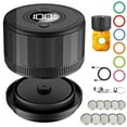 thumbnail image 1 of yeacher Automatic Mason Jar Vacuum Sealer with Dual Mouth Compatibility, 3.5LPM Airflow, ≤-60KPA Vacuum, LED Display, Type-C Charging, Includes 10 Lids & Opener, Black Manual/Auto Option, 1 of 6