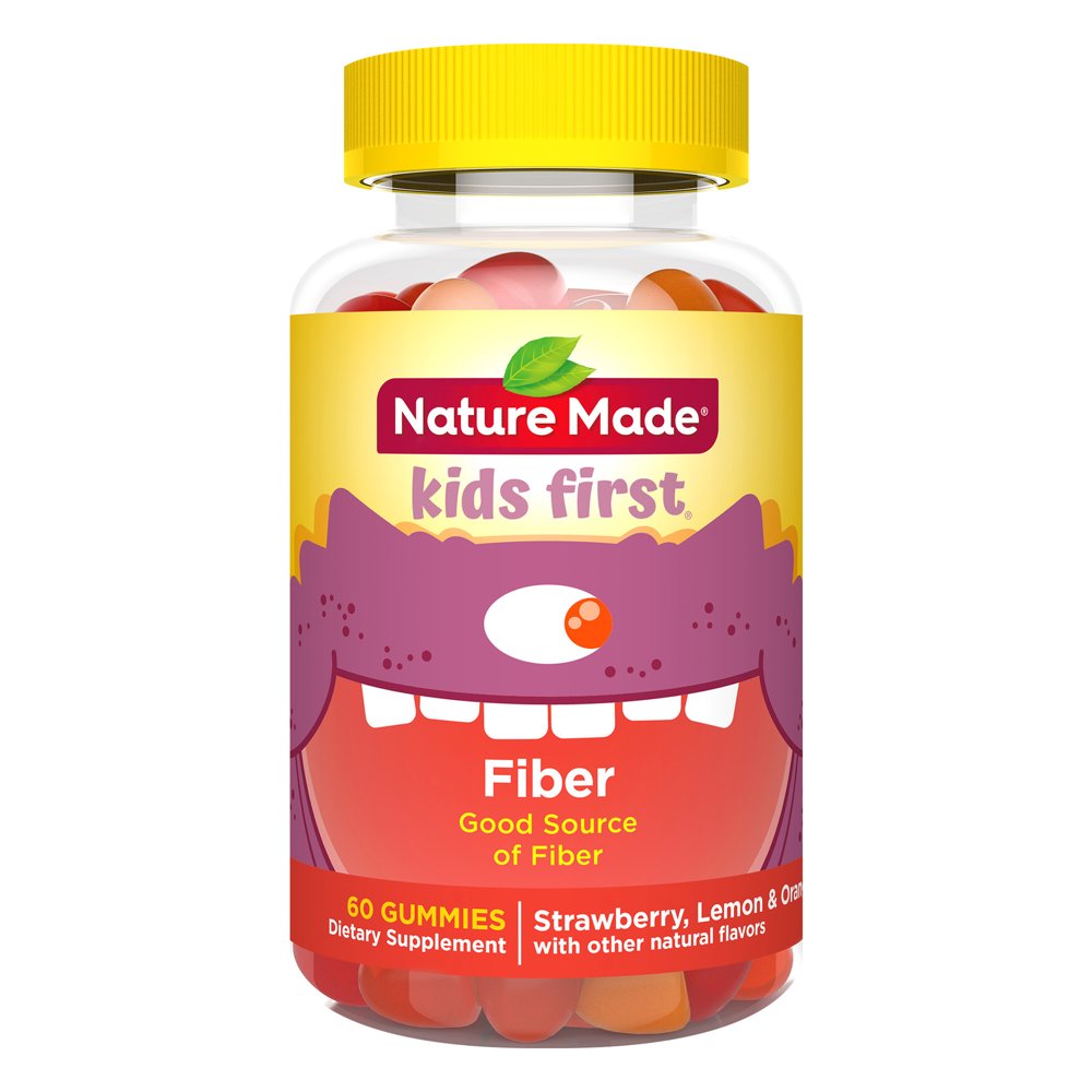 Nature Made® Kids First® Fiber Gummies, 60 Count for Digestive Health