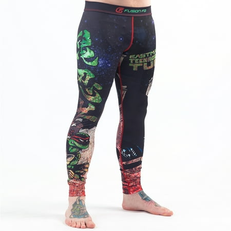Teenage Mutant Ninja Turtles Book One Spats Compression Pants X- Large