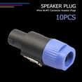thumbnail image 3 of 10 Uds 4 polos 4 pines NL4FC conector Ohm enchufe altavoz Cable de Audio adaptador de enchufe Tmvgtek 2gc9zf7cu5fh4td5, 3 of 9