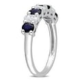 thumbnail image 3 of Everly Women's Sapphire 14k White Gold Ring, 3 of 7