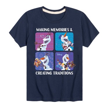 Frozen 2 - Making Memories Creating Traditions - Toddler And Youth Short Sleeve Graphic T-Shirt