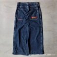thumbnail image 1 of JNCO Y2K pantalones vaqueros sueltos retro bordado hip-hop street Harajuku pantalones de pierna ancha para hombres, 1 of 5