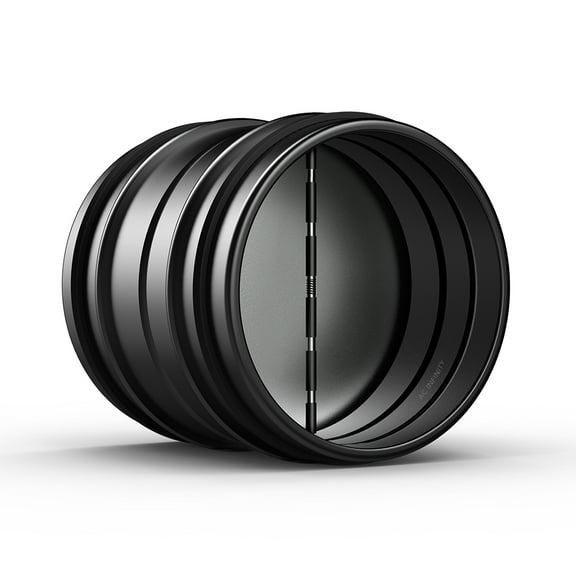 AC Infinity 8" Backdraft Damper, One-Way Airflow Ducting Insert with Spring-Loaded Folding Blades for 8” Ducting in Range Hoods and Bathrooms Fans