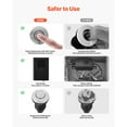 thumbnail image 6 of KFFKFF Garbage Disposal Air Switch Kit, 2.5" Sink Top Air Switch for Food Waste Disposal, Polished Stainless Steel ON/OFF Push Button for Waste Disposer - Compatible with Stainless Steel Countertops, 6 of 9