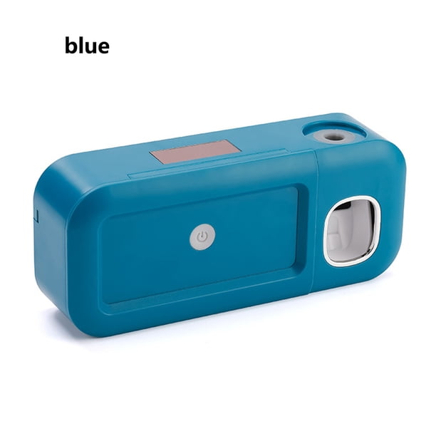 Soporte para cepillo de dientes Recargable eléctrico Estante para cepillos de dientes Exprimidor de pasta de dientes para baño montado en la pared, Azul Advancent HA004850-03