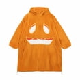 thumbnail image 4 of Faraee Wearable Blanket Hoodie for Kids Toddler 0-5 Years Pumpkin Oversized Hooded Blankets Sweatshirt with Pocket Orange Birthday Gift for Boys and Girls, 4 of 5