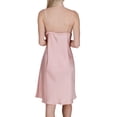 thumbnail image 3 of Women's 100% Silk Slip Chemise Nightgown with Hand Crocheted Neck, 3 of 9