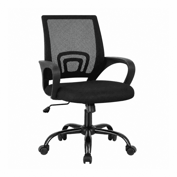 Alvantor 2 Set Office Chair, Ergonomic Mesh Desk Chair with Lumbar Support and Fixed Armrests, Adjustable Height & 360° Swivel, 250lbs