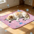 thumbnail image 5 of Dog Cooling Mat, 2026 New Dog Cooling Mat Pad Self-Cooling Pad for Dogs Cats,ortable Washable Pet Kennel Mat for SummerIndoor Outdoor Home Kennel Crate Cars Use (Deep Pink, XL), 5 of 9