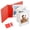 Red, variant on 2026 New Desktop Instant Photo Album for Instax Mini - Retro Folder Style Accordion Photo Holder with Magnetic Modular Base, Fits 12 Photos (2x3 inch), Expandable Desktop Decor & Gift (A)