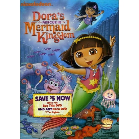 Dora's Rescue in the Mermaid Kingdom (DVD), Nickelodeon, Kids & Family