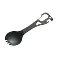 thumbnail image 4 of Camping Stork Spoon Fluidware puede abridor de servicios de cocina resistentes Utensilios al aire libre multipropósito para la barbacoa de senderismo Negro, 4 of 8