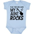 thumbnail image 3 of Inktastic For the Record, My Aunt Rocks Boys or Girls Baby Bodysuit, 3 of 5