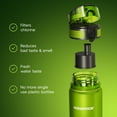 thumbnail image 7 of Aquaphor City 500ml Green Travel Water Bottle with Activated Carbon Filter, BPA-Free Tritan Material, 7 of 7