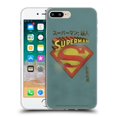 thumbnail image 1 of Head Case Designs Officially Licensed Superman DC Comics Vintage Fashion Japanese Logo Soft Gel Case Compatible with Apple iPhone 7 Plus / iPhone 8 Plus, 1 of 7