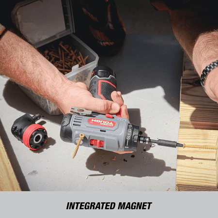 HYPER TOUGH 12V MAX LITHIUM-ION 3-IN-1 MULTI-HEAD POWER DRILL SET WITH 1.5AH BATTERY AND CHARGER